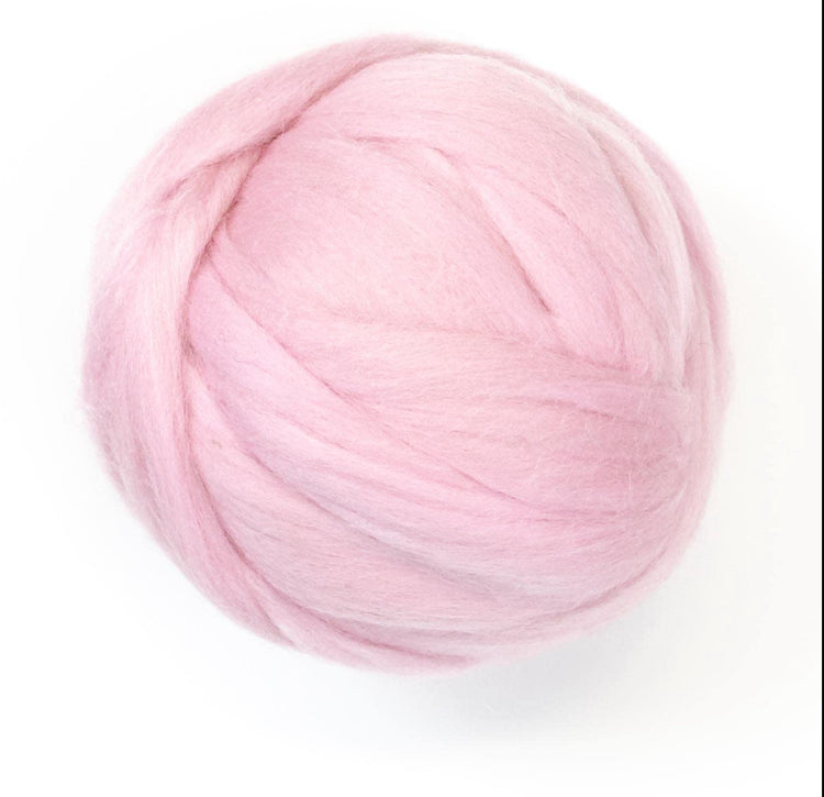 Kondoos Colored Natural Wool roving, 8 OZ. Best Wool for Needle Felting, Wet Felting, handcrafts and Spinning.