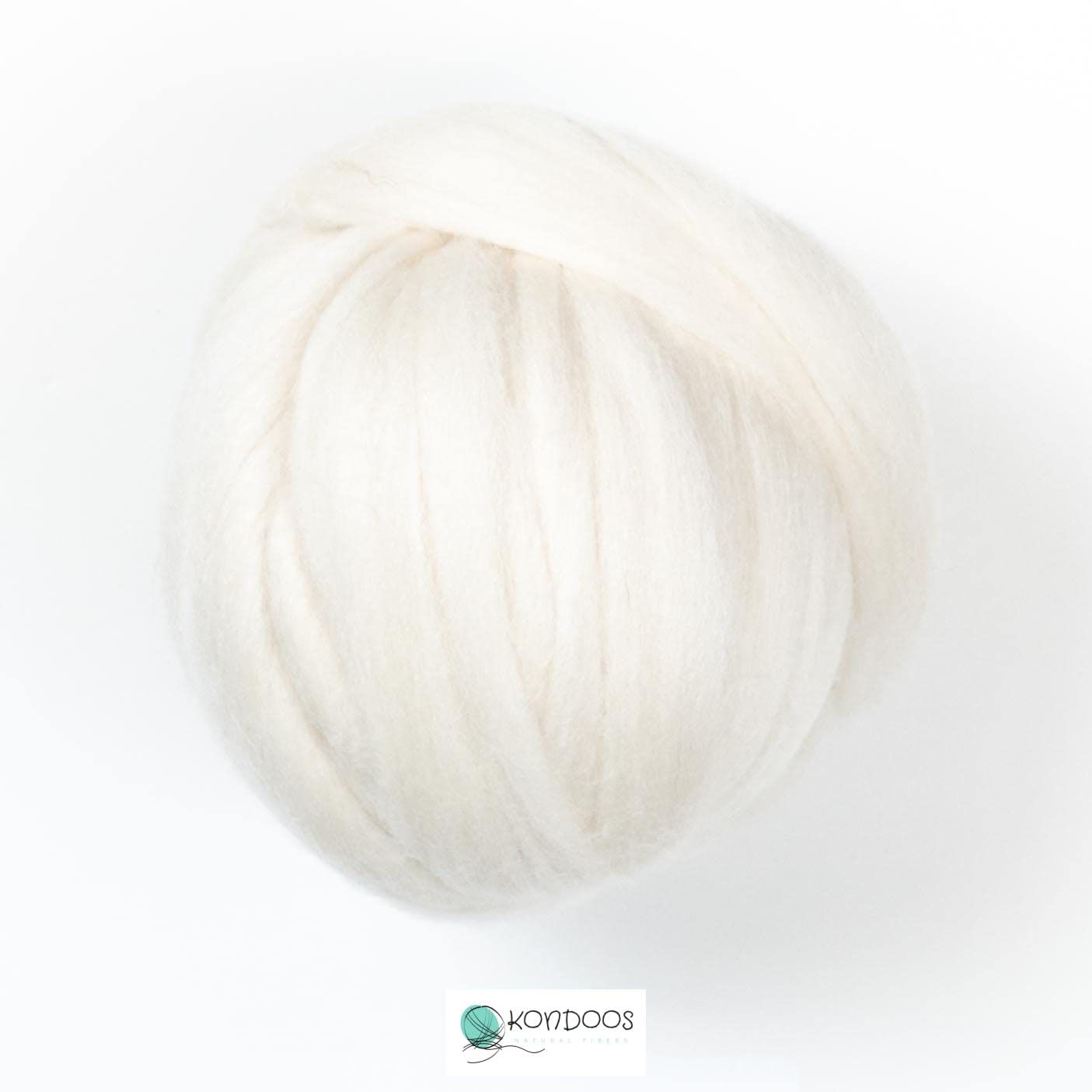 1 lb Natural Merino Wool: Soft Jumbo Fiber for Arm Knitting Blankets, Felting & Spinning (Merino, 1 lb.)