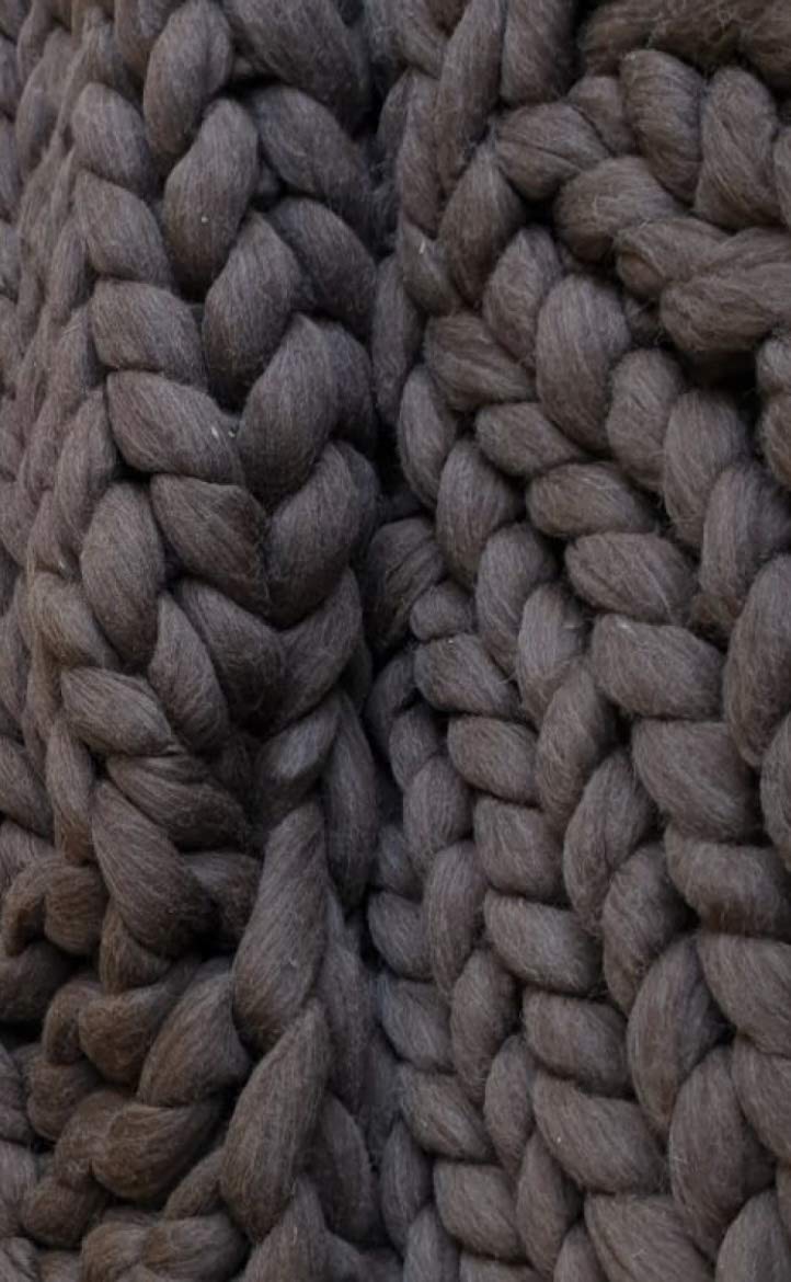 Kondoos Natural Wool Bulk roving, 2 lb. Best Wool for Spinning, arm Knitting, Felting, Chunky Blankets and Tapestry. Natural Colors, un-Dyed. (Mocha, 2 lb)