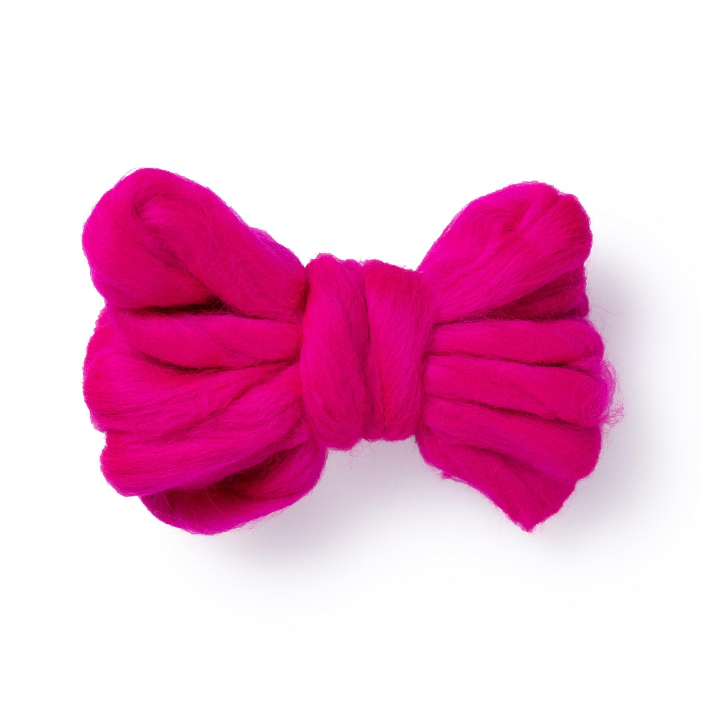 Kondoos Natural Wool roving, 2 OZ. Best Wool for Needle Felting and Wet Felting, handcrafts and DIY Spinning Projects, Wool Felting Supplies. Dyed Colors. (Magenta, 2 oz)