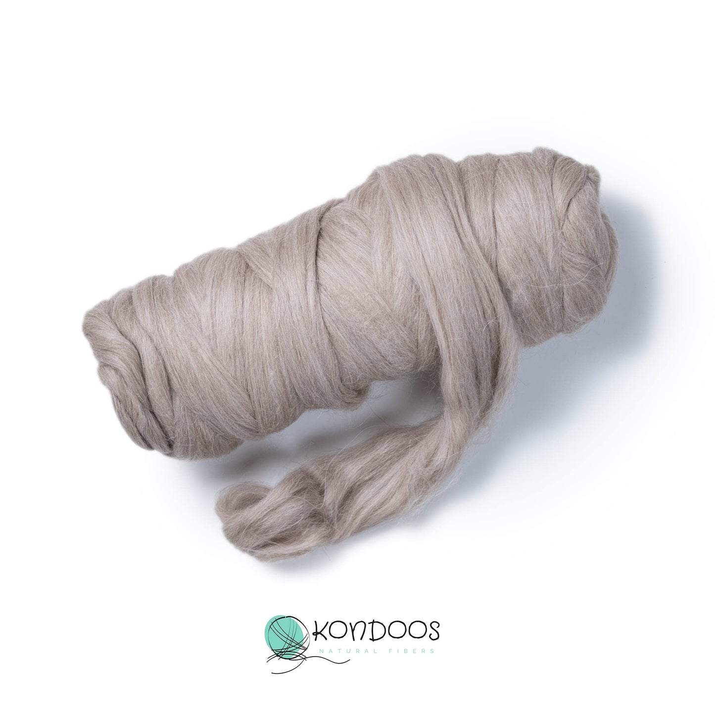 1 lb Natural Llama Hair Roving (Similar to Alpaca): Natural Colors Un-Dyed Fiber for Felting, Handcrafts & Spinning (Light Fawn PMC, 1lb)