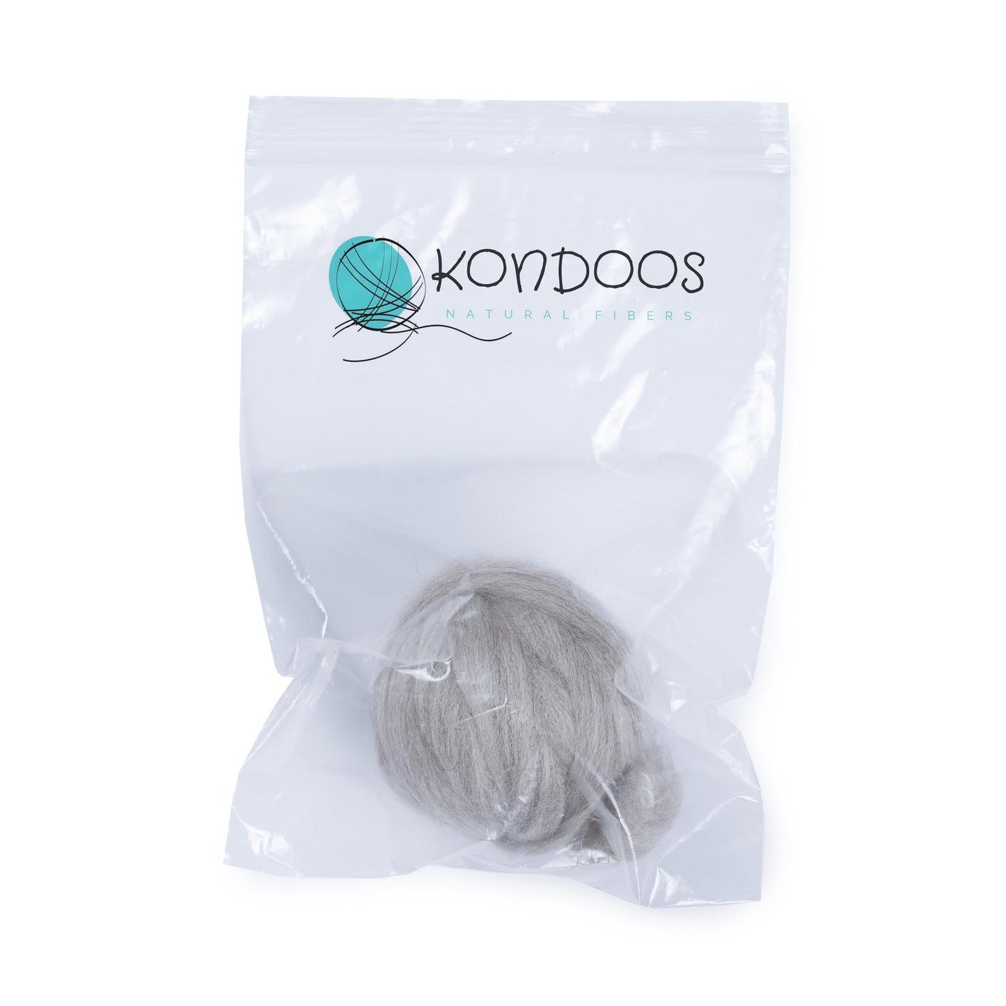 Kondoos Natural Wool roving, 2 OZ. Best Wool for Needle Felting and Wet Felting, handcrafts and DIY Spinning Projects, Wool Felting Supplies. Natural Colours, un-Dyed. (Sand, 2 oz)