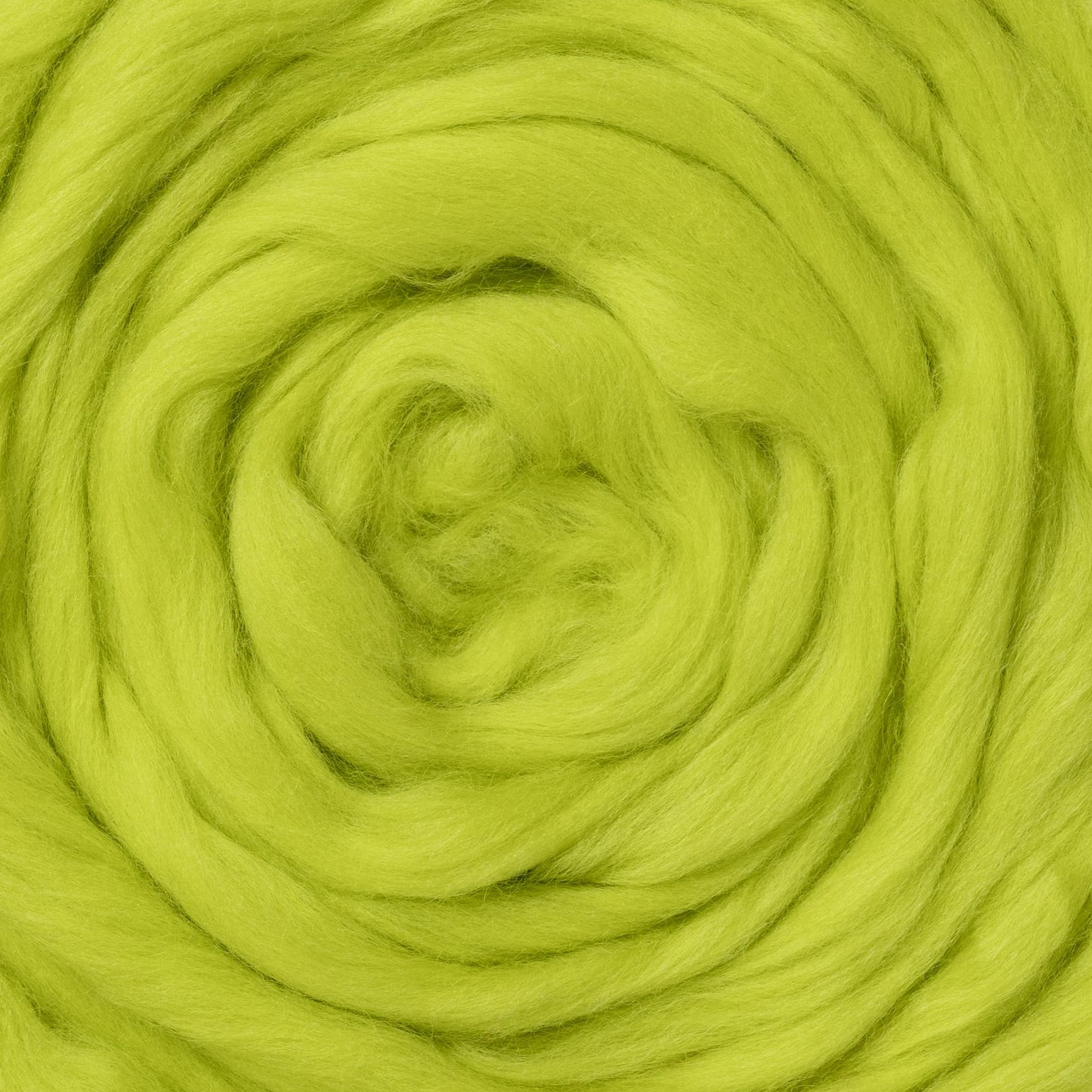 Kondoos Natural Wool roving, 2 OZ. Best Wool for Needle Felting and Wet Felting, handcrafts and DIY Spinning Projects, Wool Felting Supplies. Dyed Colors. (Green Lime, 2 oz)