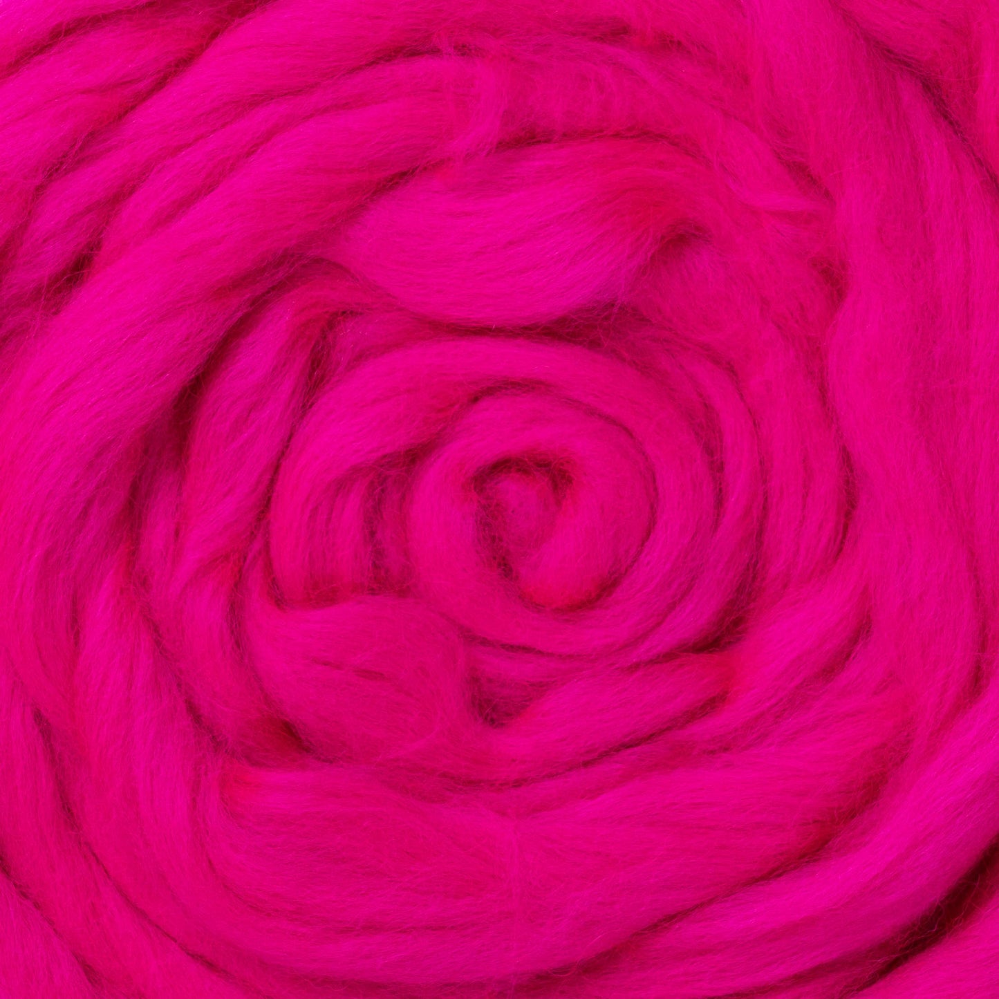 Kondoos Natural Wool roving, 2 OZ. Best Wool for Needle Felting and Wet Felting, handcrafts and DIY Spinning Projects, Wool Felting Supplies. Dyed Colors. (Magenta, 2 oz)