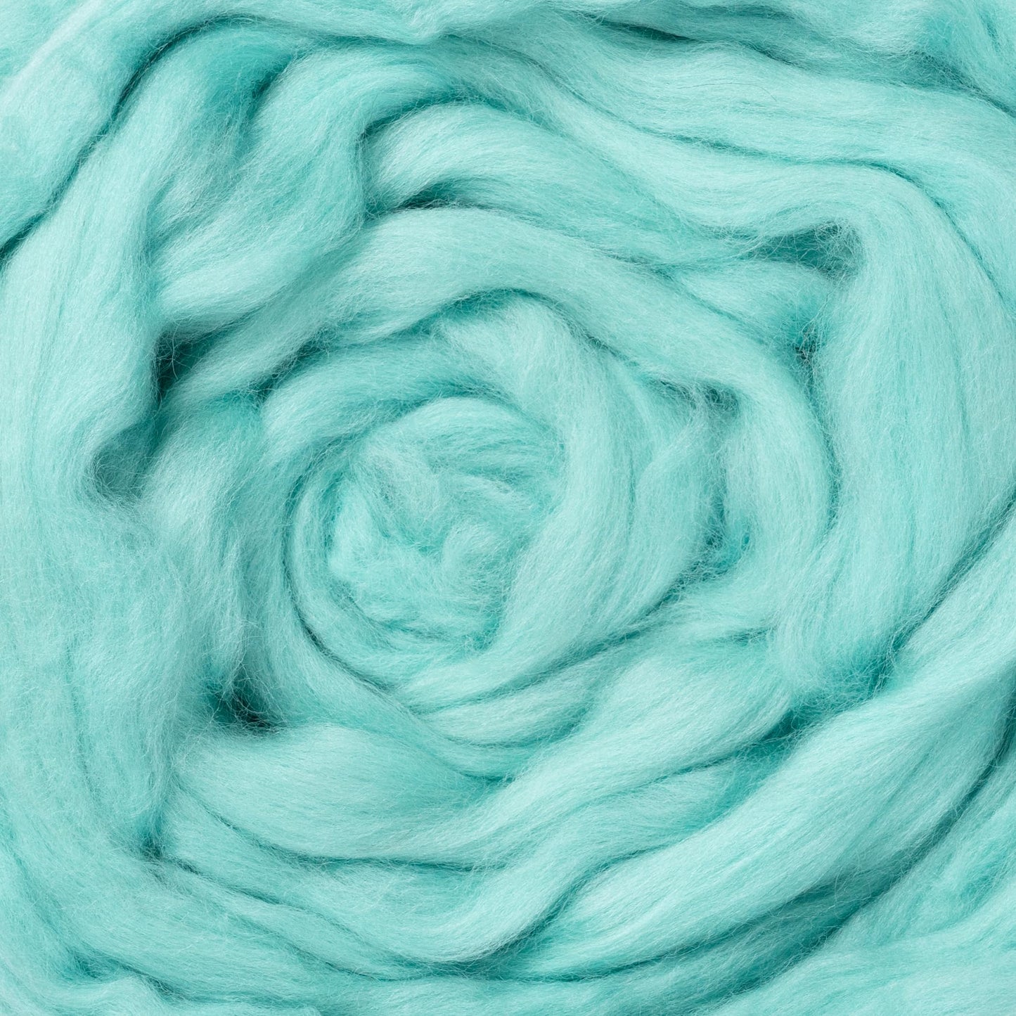 Kondoos Natural Wool roving, 2 OZ. Best Wool for Needle Felting and Wet Felting, handcrafts and DIY Spinning Projects, Wool Felting Supplies. Dyed Colors. (Acqua, 2 oz)