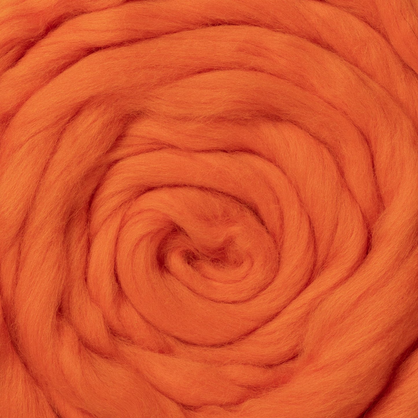 Kondoos Natural Wool roving, 2 OZ. Best Wool for Needle Felting and Wet Felting, handcrafts and DIY Spinning Projects, Wool Felting Supplies. Dyed Colors. (Orange, 2 oz)