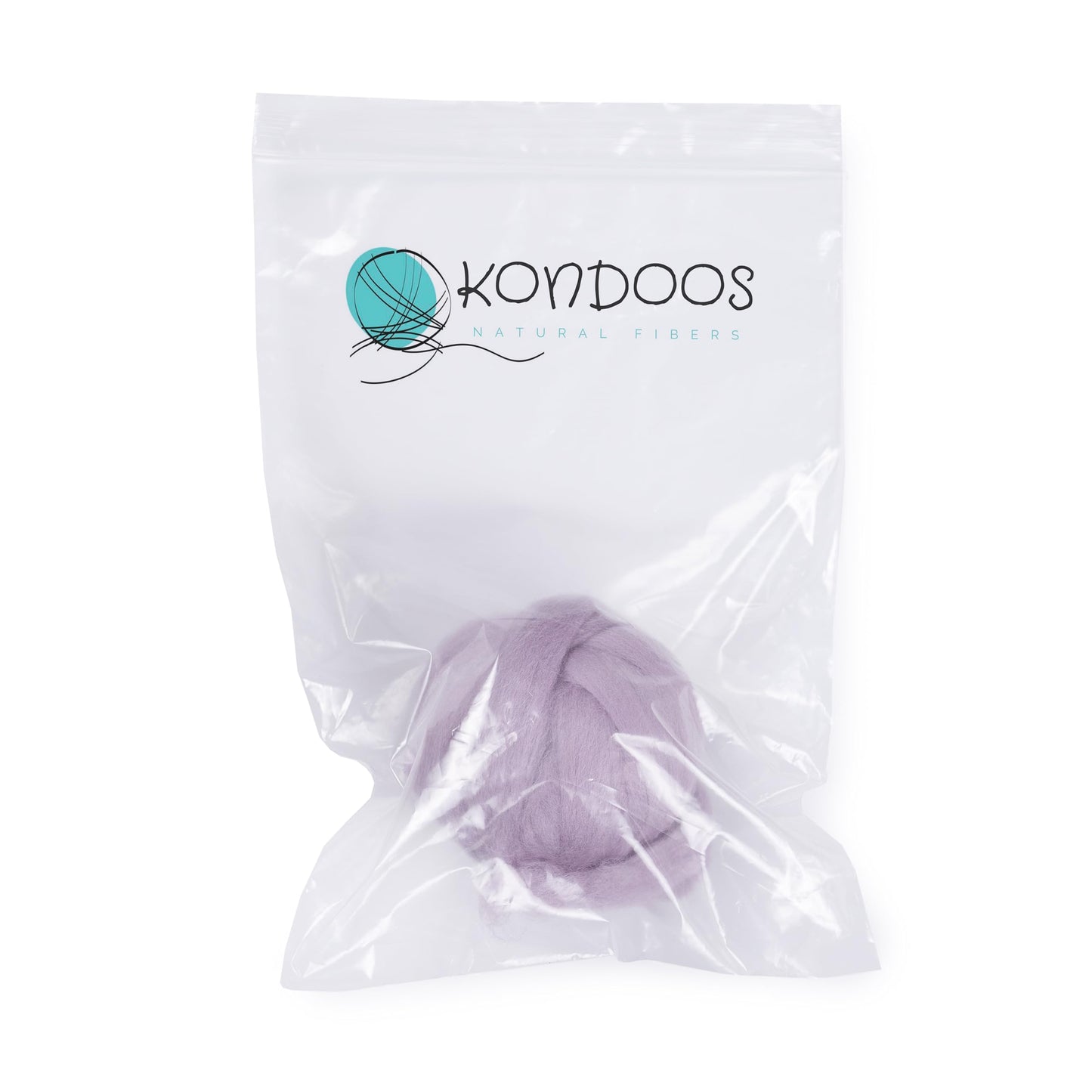 2 oz Natural Wool Roving: Dyed Fiber for Felting, Handcrafts & Spinning (Lavender, 2 oz)