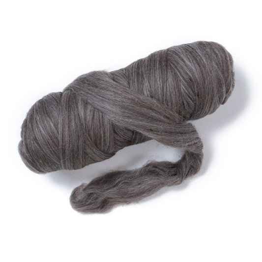 Kondoos Multi Colored Natural Wool roving 1 lb. Best Wool for Needle Felting, Wet Felting, handcrafts and Spinning. (Terra 1 lb)