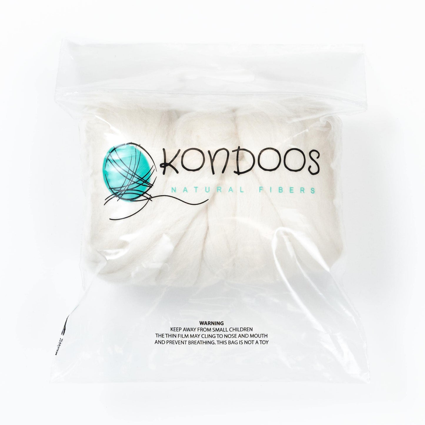 Kondoos Merino Wool roving, 8 oz. Best Wool for Needle Felting, Wet Felting, handcrafts and Spinning. (Merino, 8 oz)