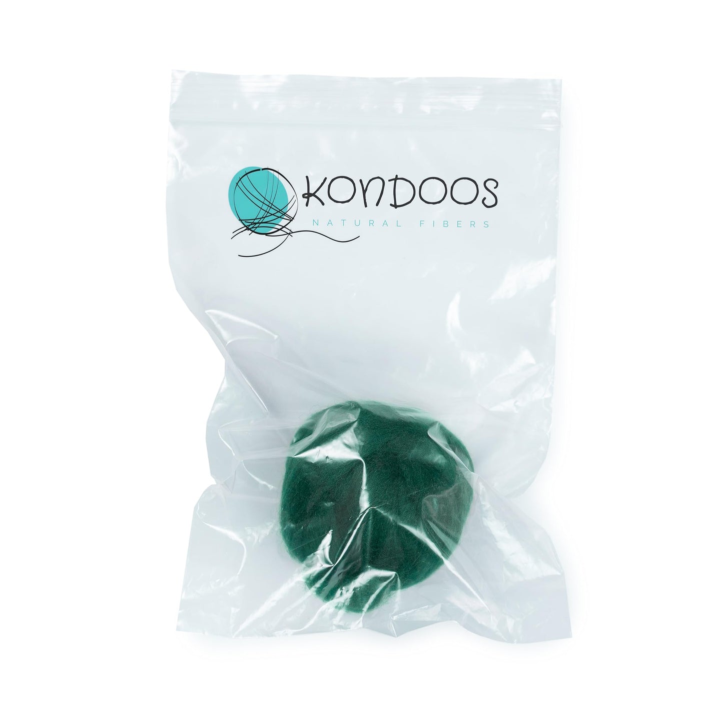 2 oz Natural Wool Roving: Dyed Fiber for Felting, Handcrafts & Spinning (English Green, 2 oz)