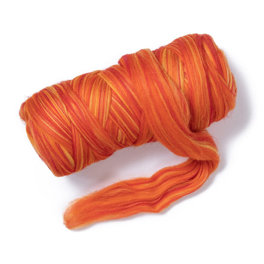 Kondoos Multi Colored Natural Wool roving 1 lb. (Dawn 1 lb)
