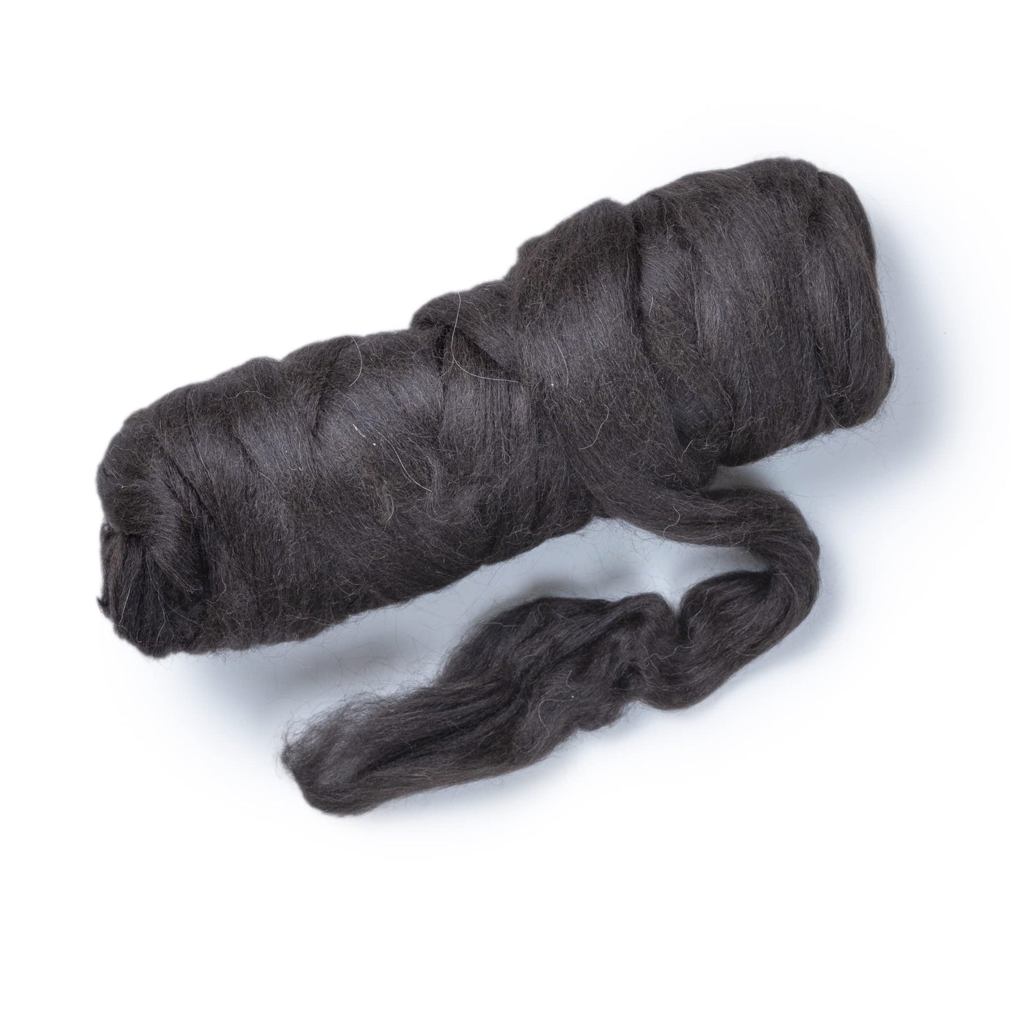1 lb Natural Llama Hair Roving (Similar to Alpaca): Natural Colors Un-Dyed Fiber for Felting, Handcrafts & Spinning (Chocolate CON, 1lb)