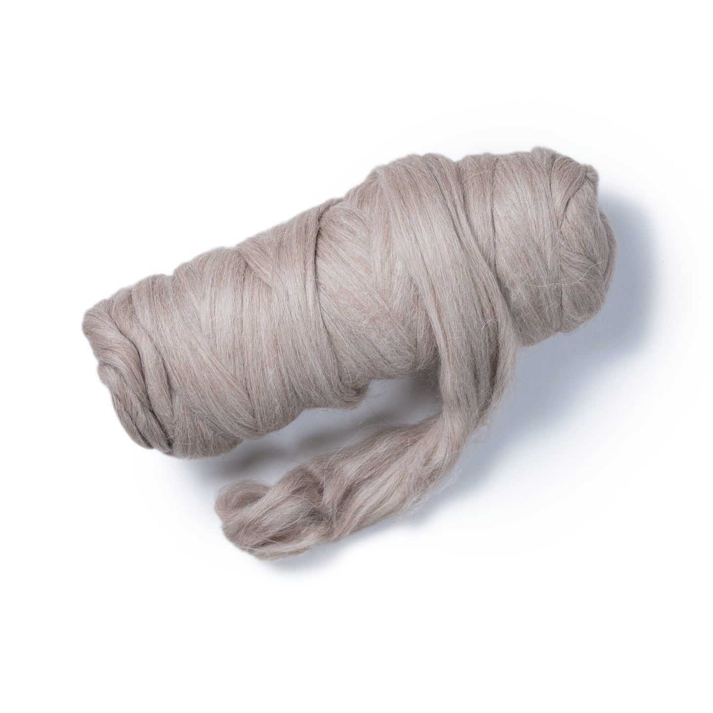 1 lb Natural Llama Hair Roving (Similar to Alpaca): Natural Colors Un-Dyed Fiber for Felting, Handcrafts & Spinning (Light Fawn PMC, 1lb)