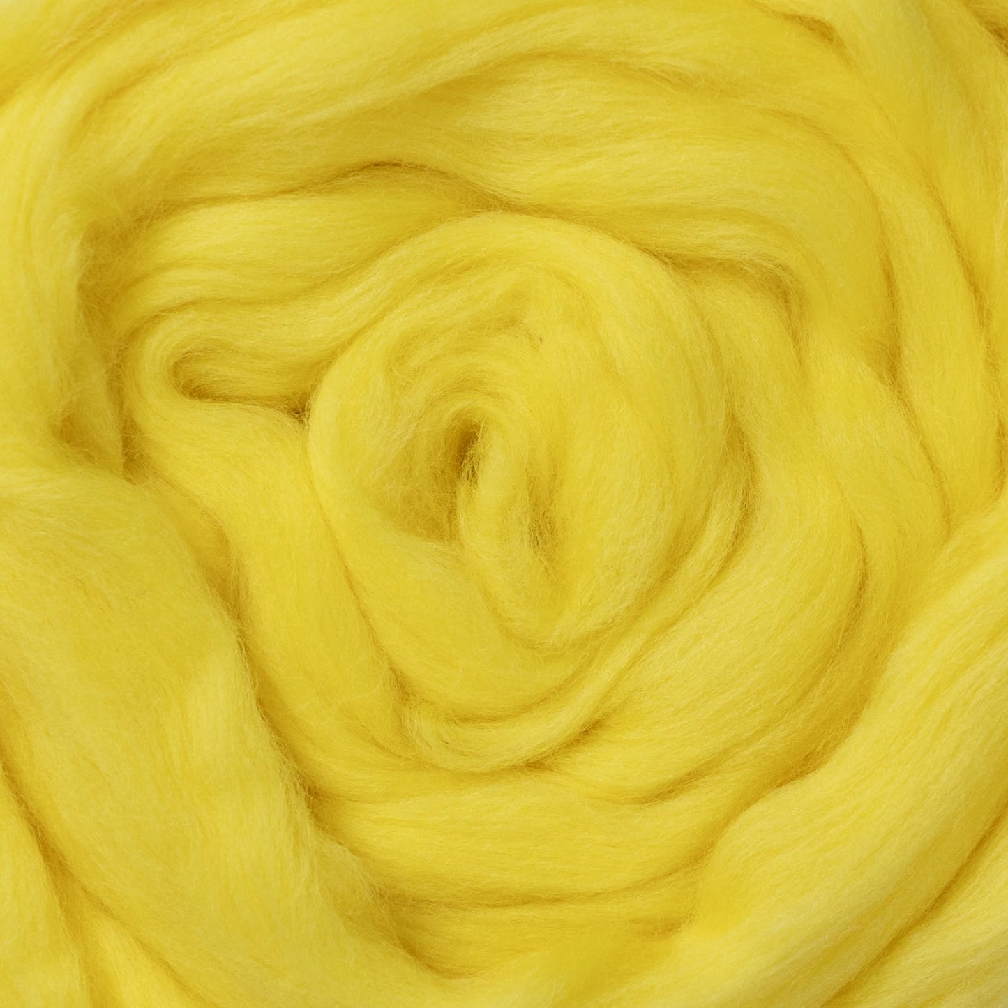 2 oz Natural Wool Roving: Dyed Fiber for Felting, Handcrafts & Spinning (Lemon Yellow, 2 oz)