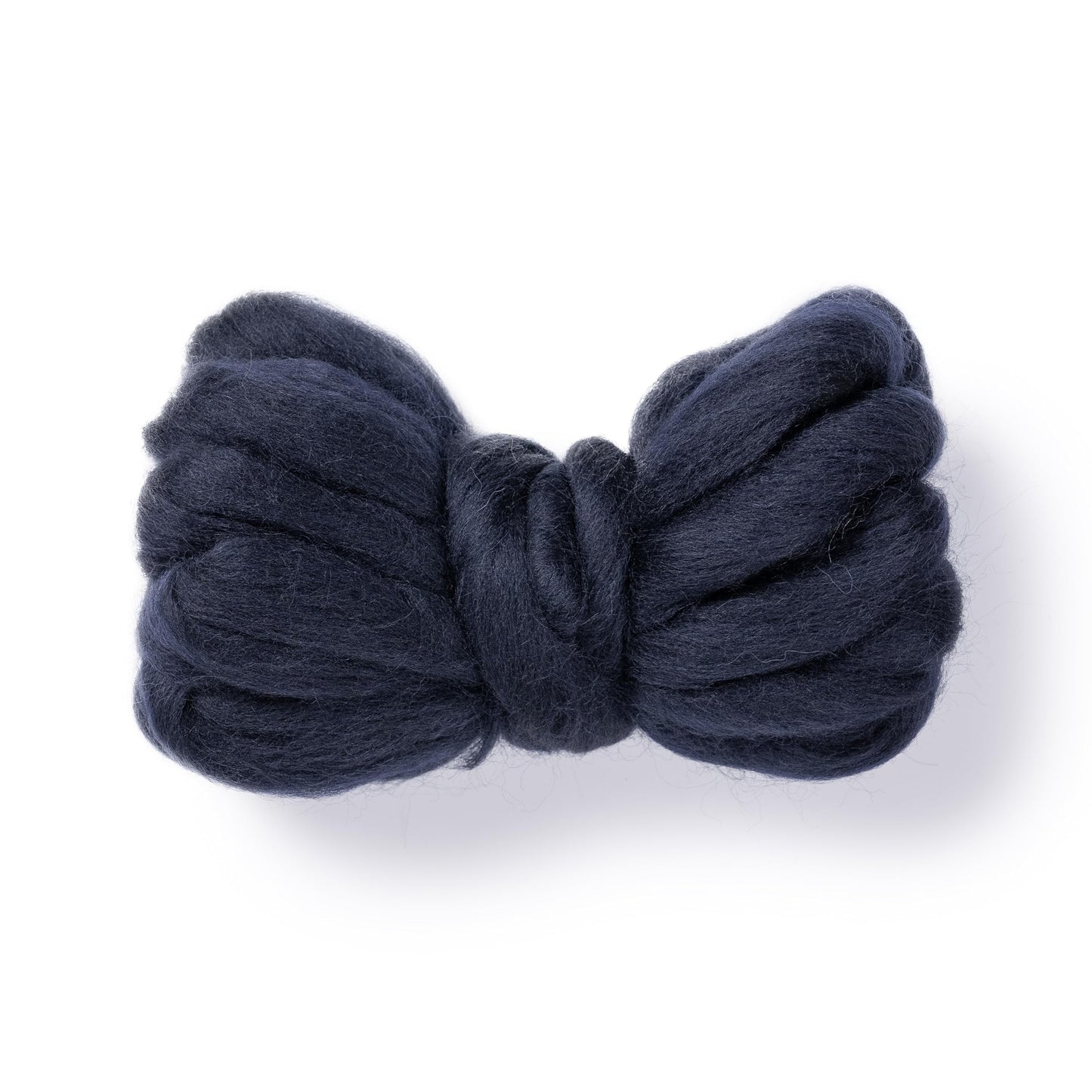 2 oz Natural Wool Roving: Dyed Fiber for Felting, Handcrafts & Spinning (Blue Navy, 2 oz)