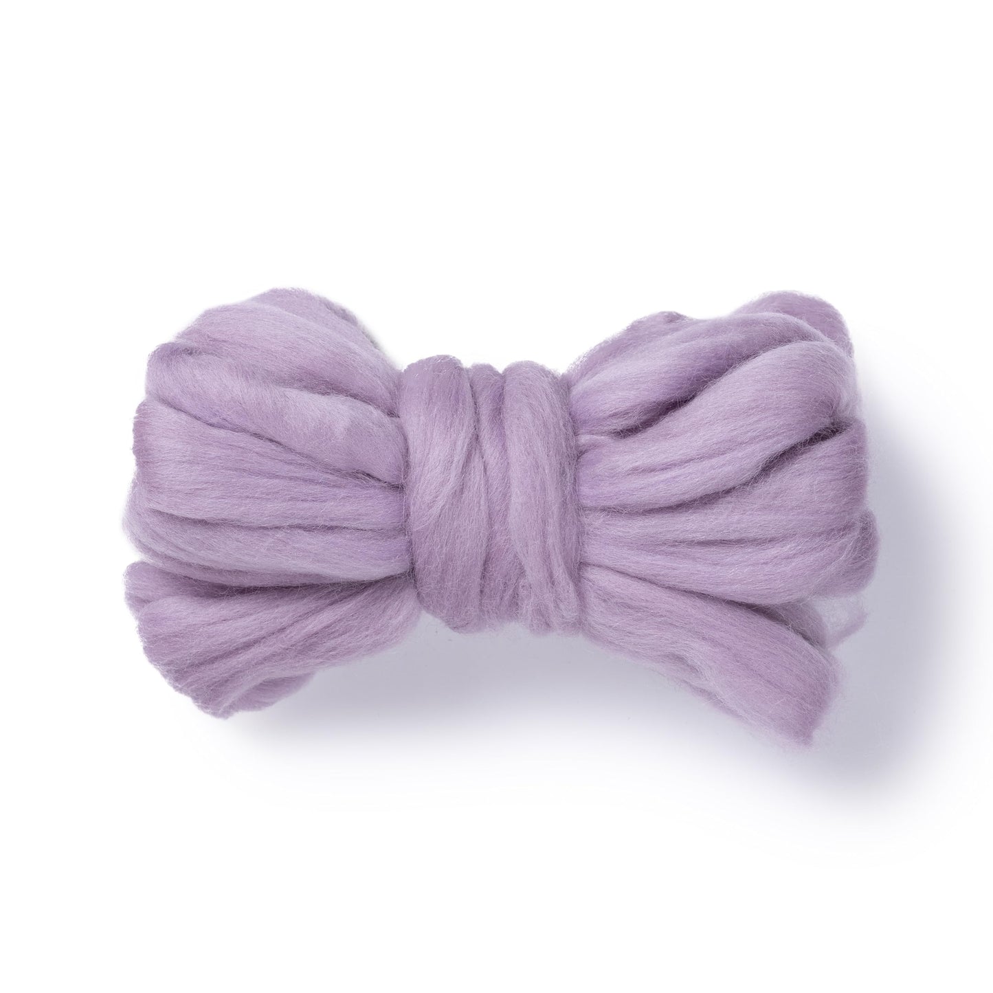 2 oz Natural Wool Roving: Dyed Fiber for Felting, Handcrafts & Spinning (Lavender, 2 oz)