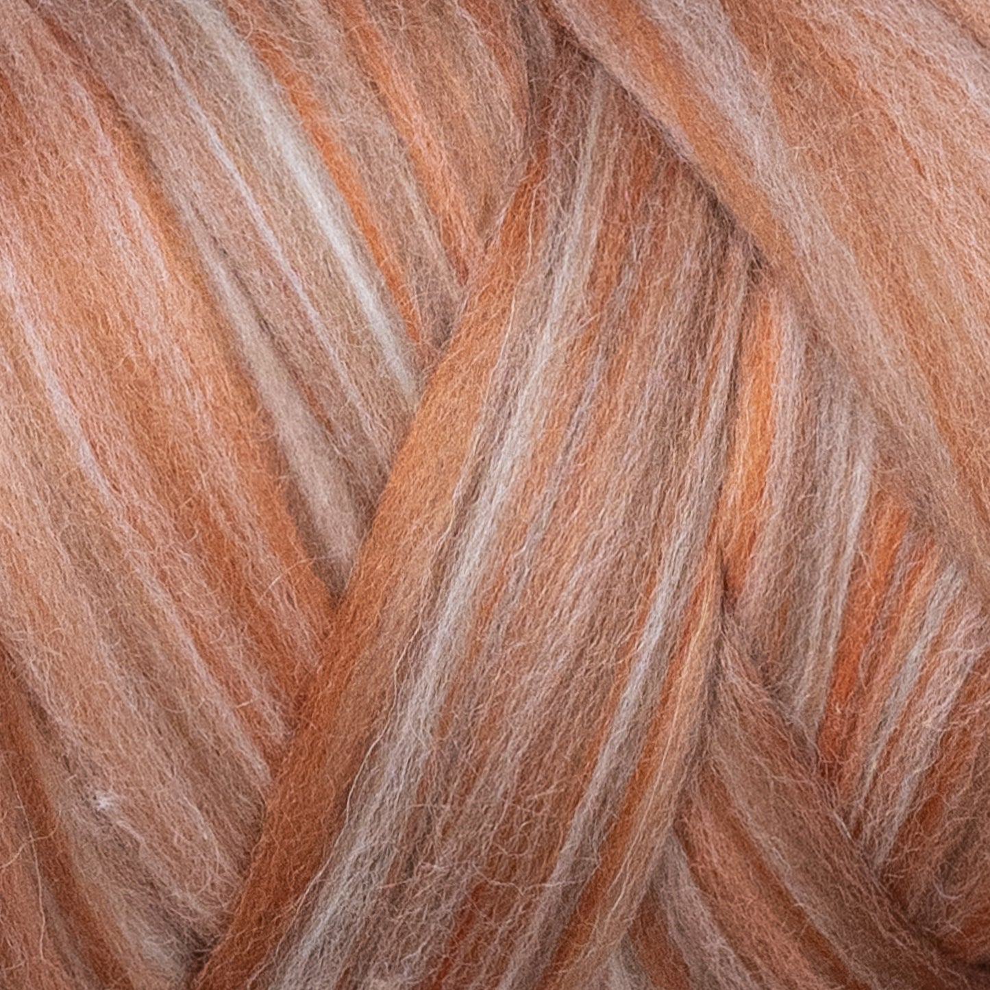 1 lb Natural Wool Roving: Pebble Multi Colored Fiber for Felting, Handcrafts & Spinning