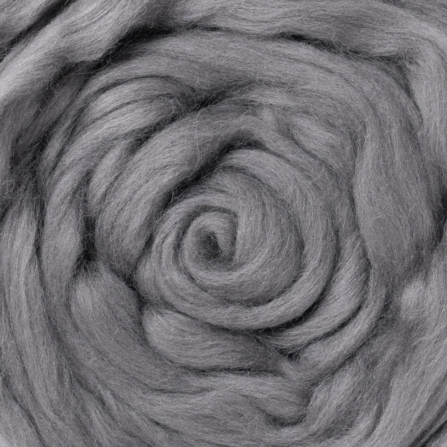 2 oz Natural Wool Roving: Dyed Fiber for Felting, Handcrafts & Spinning (Graphite, 2 oz)