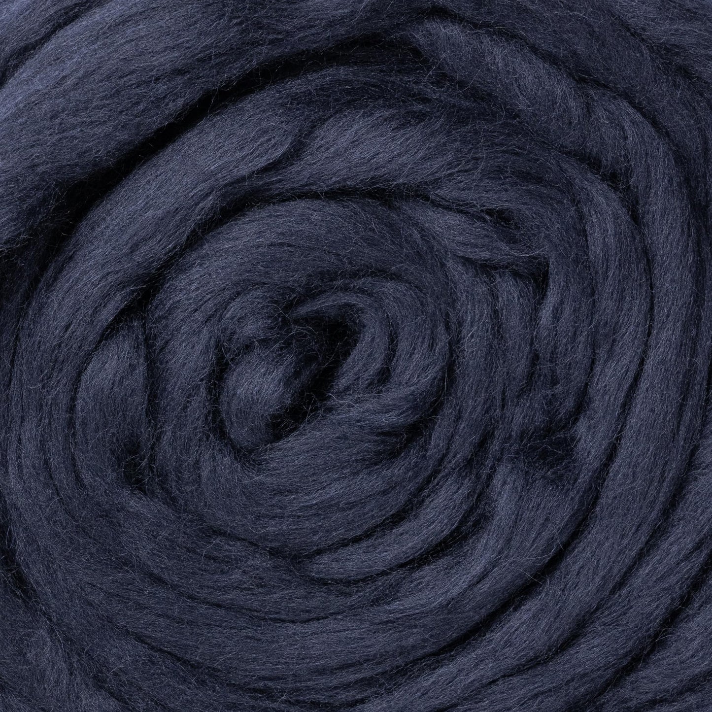 2 oz Natural Wool Roving: Dyed Fiber for Felting, Handcrafts & Spinning (Blue Navy, 2 oz)