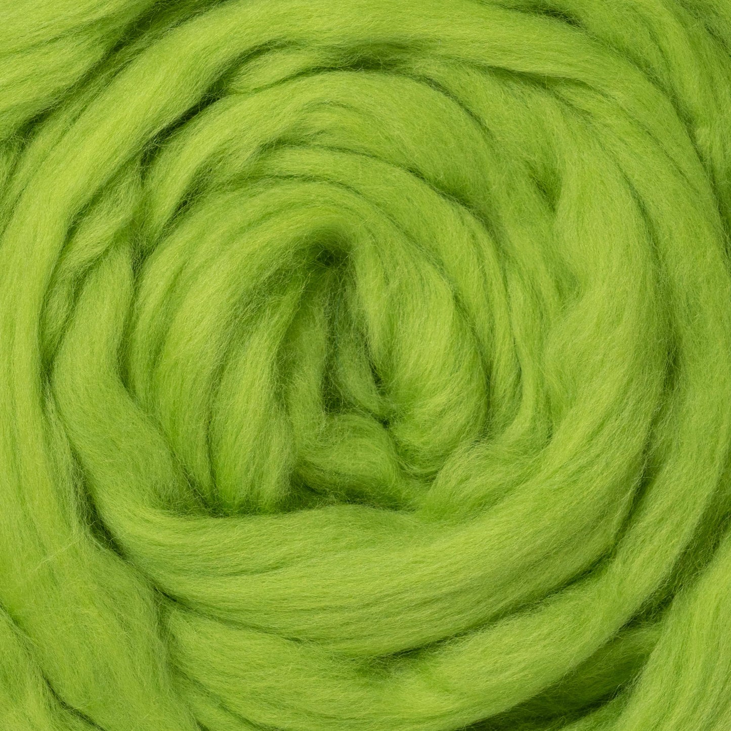 Kondoos Natural Wool roving, 2 OZ. Best Wool for Needle Felting and Wet Felting, handcrafts and DIY Spinning Projects, Wool Felting Supplies. Dyed Colors. (Green Apple, 2 oz)