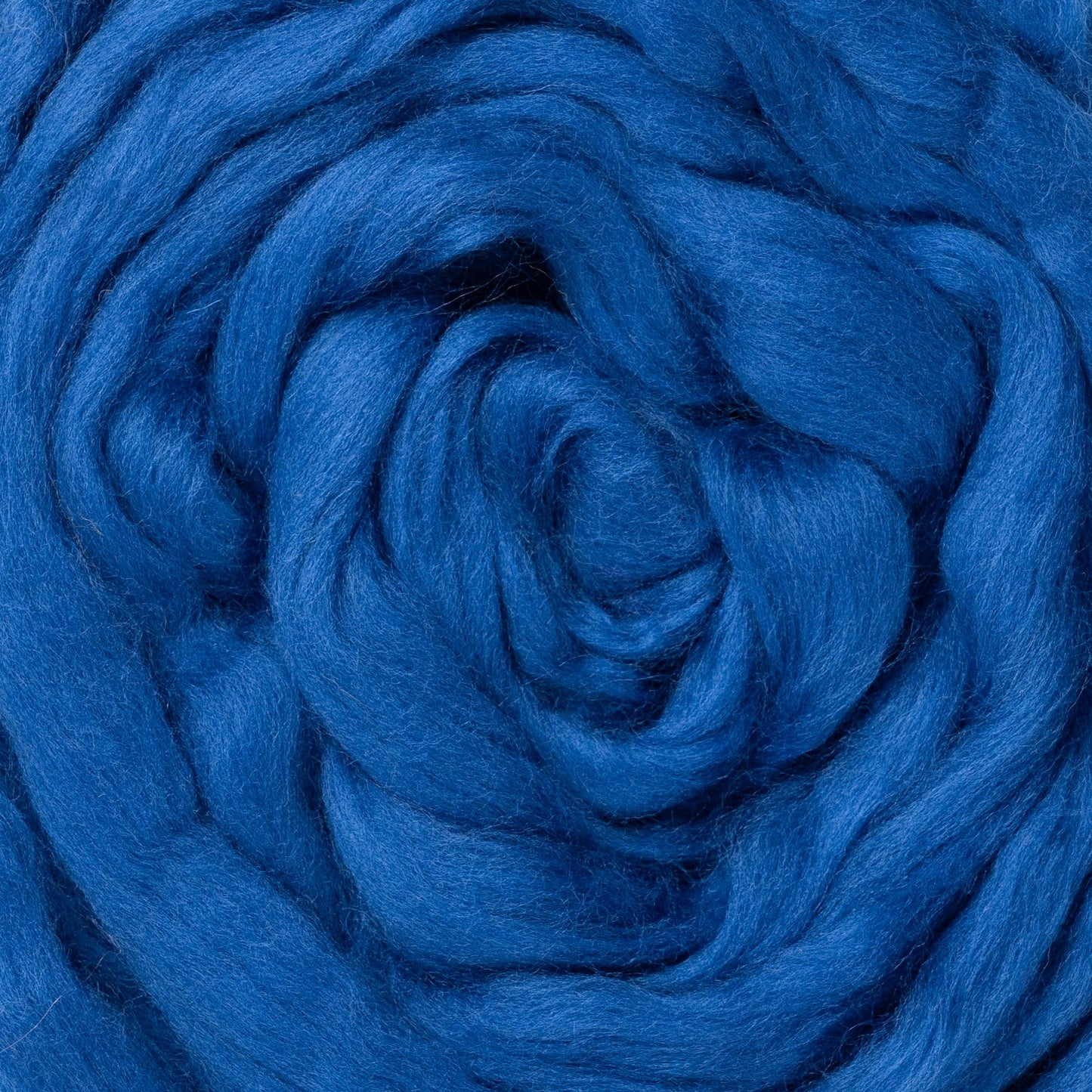 2 oz Natural Wool Roving: Dyed Fiber for Felting, Handcrafts & Spinning (Electric Blue, 2 oz)