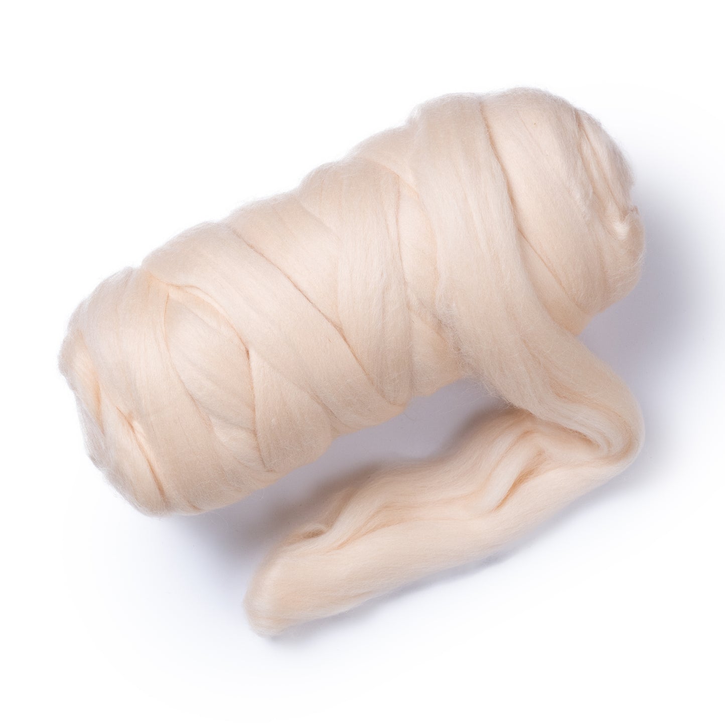 1 lb Natural Wool Roving: Nude Pink Colored Fiber for Felting, Handcrafts & Spinning (Nude Pink, 1 lb)