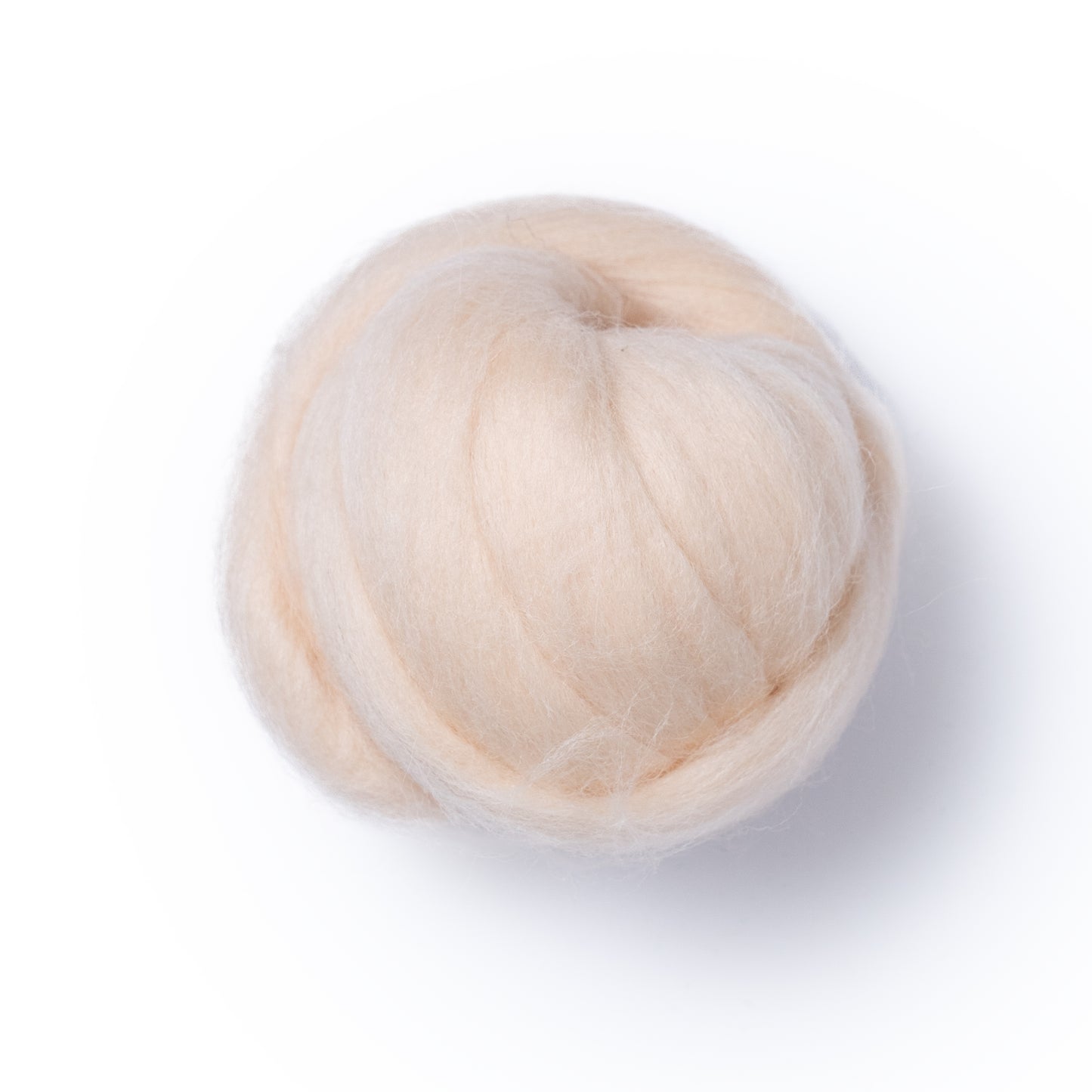 1 lb Natural Wool Roving: Nude Pink Colored Fiber for Felting, Handcrafts & Spinning (Nude Pink, 1 lb)